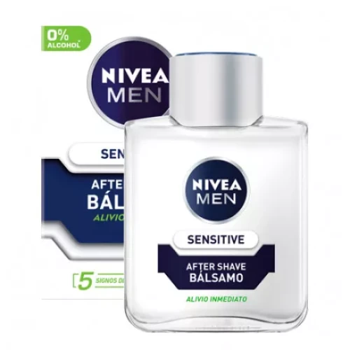 NIVEA MASAJE BALSAMO SENSIT.100ml c/6 MASAJES AFEITADO
