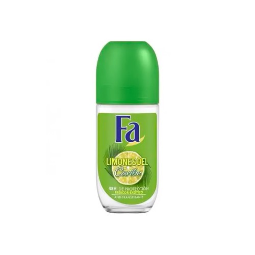FA DESOD.ROLL-ON LIMONES DEL CARIBE 50 ML C/6 DESODORANTES CORPOR.