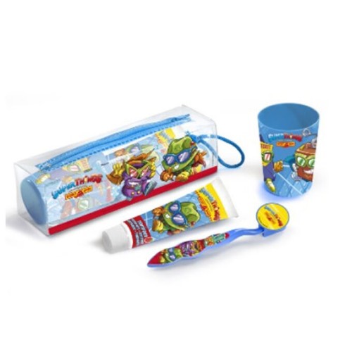 SUPER THINGS DENTRIFICO 75 ML.+CEPILLO DENTAL+VASO(NECESER)
 ESTUCHES INFANTILES
