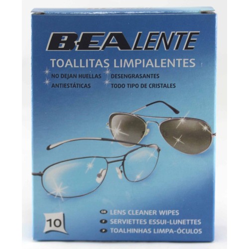 LEA  LENTE TOALLITAS LIMPIA GAFAS C/18 PAÑUELOS Y TOALLITAS