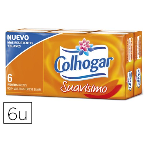 COLHOGAR PAÑUELOS COMPACT 6X8 UDS C/60 PAÑUELOS Y TOALLITAS