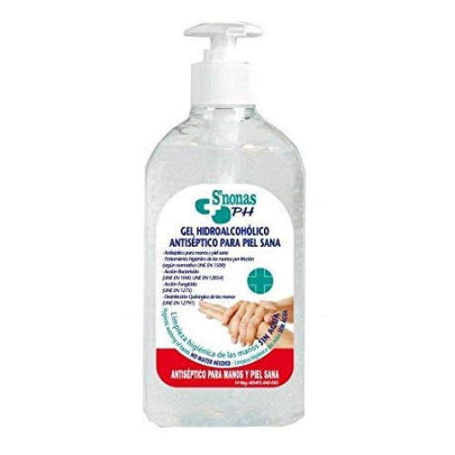 SNONAS GEL SANITARIO 500 ML  DOSIFIC. C/12 ALCOHOL