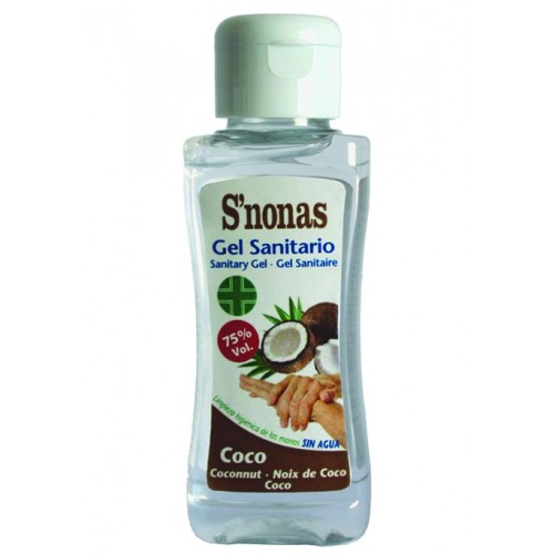 SNONAS GEL SANITARIO COCO 100 ML ALCOHOL