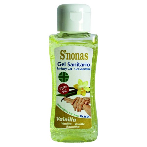 SNONAS GEL SANITARIO VAINILLA 100 ML C/12 ALCOHOL