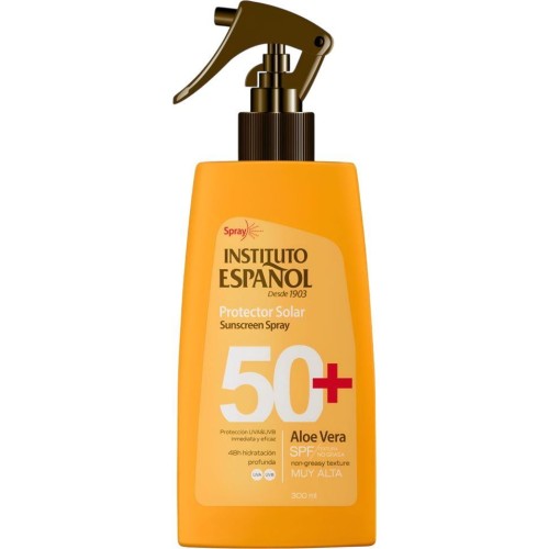 INST.ESPAÑOL PROTECT.SOLAR PISTOLA 300ML.ALOE VERA F-50+ BRONCEADORES