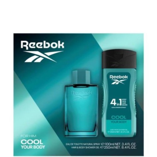 REEBOK COOL MAN VAPO EDT 100ML+GEL DUCHA 250ML(ESTU) D-2
 ESTUCHES CABALLERO