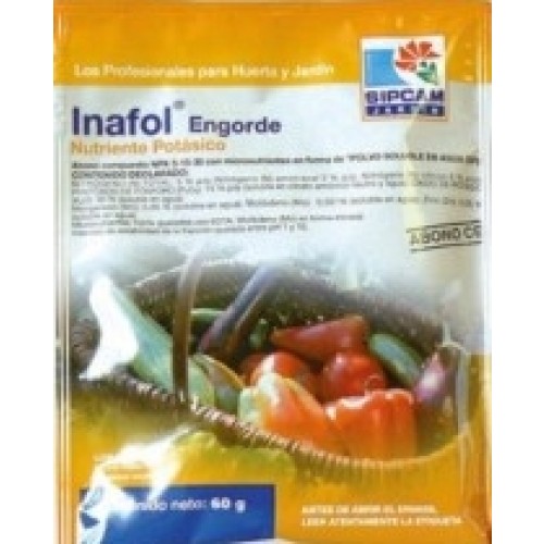 SIPCAM INAFOL LIQUI K EXPRESS (ABONO FOLIAR) 0,040 KG C/30 JARDINERIA