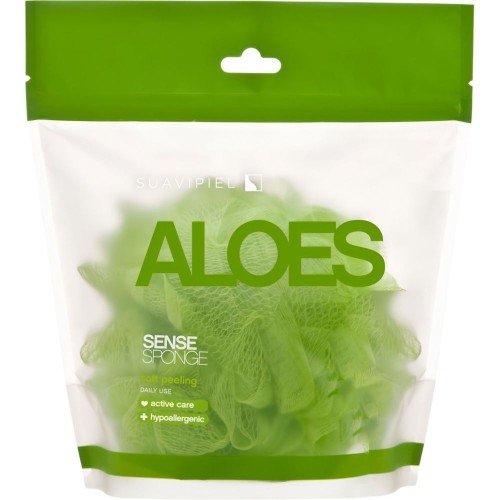 SUAVIPIEL ESPONJA BAÑO MALLA AOES SENCE SPONGE 1UD C/6.         
 ESPONJAS