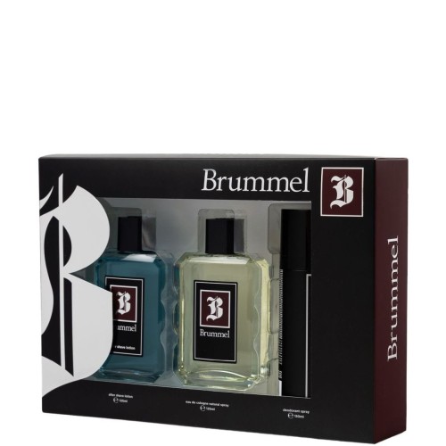 BRUMMEL COLONIA 125ML+DESOD.150ML+MASAJE 125ML (ESTUCHE)
 ESTUCHES CABALLERO