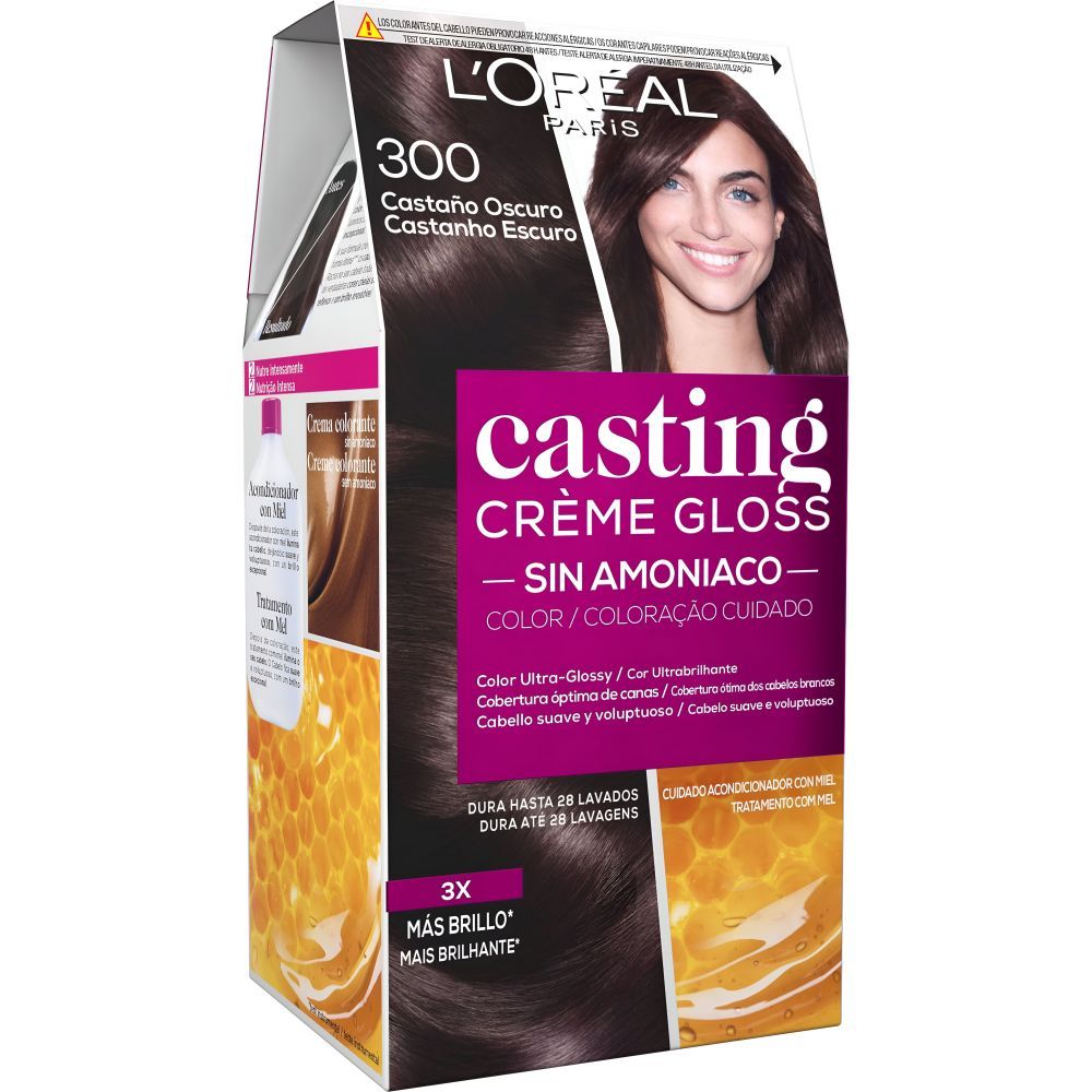 CASTING TINTE CREME GLOSS N.300 CASTAÑO OSCURO
 TINTES DEL CABELLO